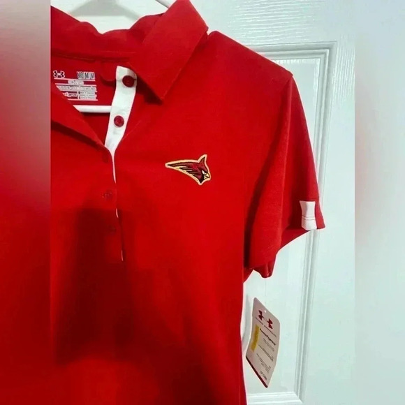 Under Armour NFL Arizona Cardinals Polo Woman Size Medium NWT - Picture 2 of 8